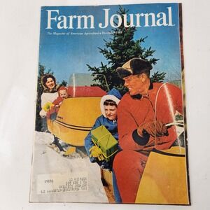 Vintage Farm Journal Magazine December 1969 Snowmobile Christmas Chevy Truck Ad